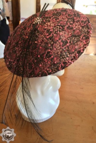 Pink sequin hat