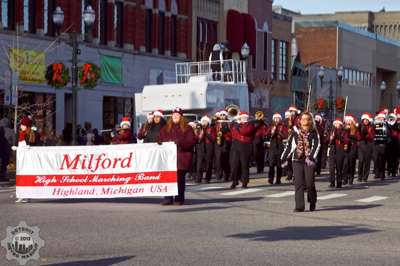 Milford High School marching band