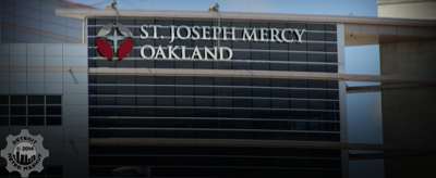 St. Joseph Mercy Oakland sign