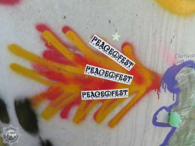 Peacefest stickers