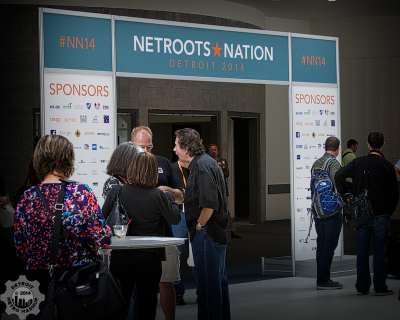 Entryway to the Netroots Nation Exhibitions