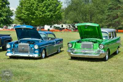 Beautiful modified classic Chevys