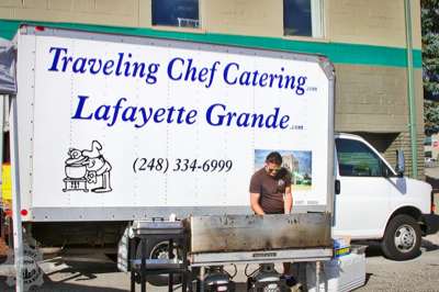 Lafayette Grande catering the Dasi Solutions Dream Cruise Open House