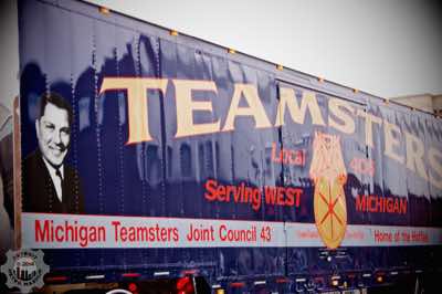 Teamsters Local 406 Semi featuring Jimmy Hoffa