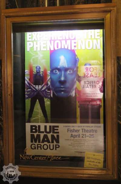 Blue Man Group Sign
