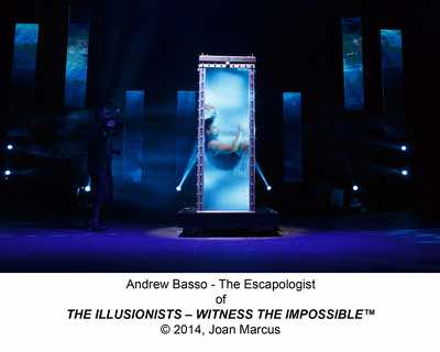 Andrew Basso The Escapologist ©JoanMarcus