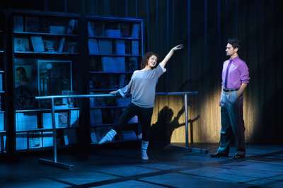 Karli Dinardo as Alex Owens and Adam Rennie as Nick Hurley in the National Tour of FLASHDANCE – THE MUSICAL. Photo Credit Chad Bremerman